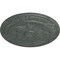 Ekena Millwork Exeter Ceiling Medallion (Fits Canopies up to 3 1/8"), 17 3/4"OD x 1 1/8"P, Athenian Green Crackle CM17EXAGC - alternate 4